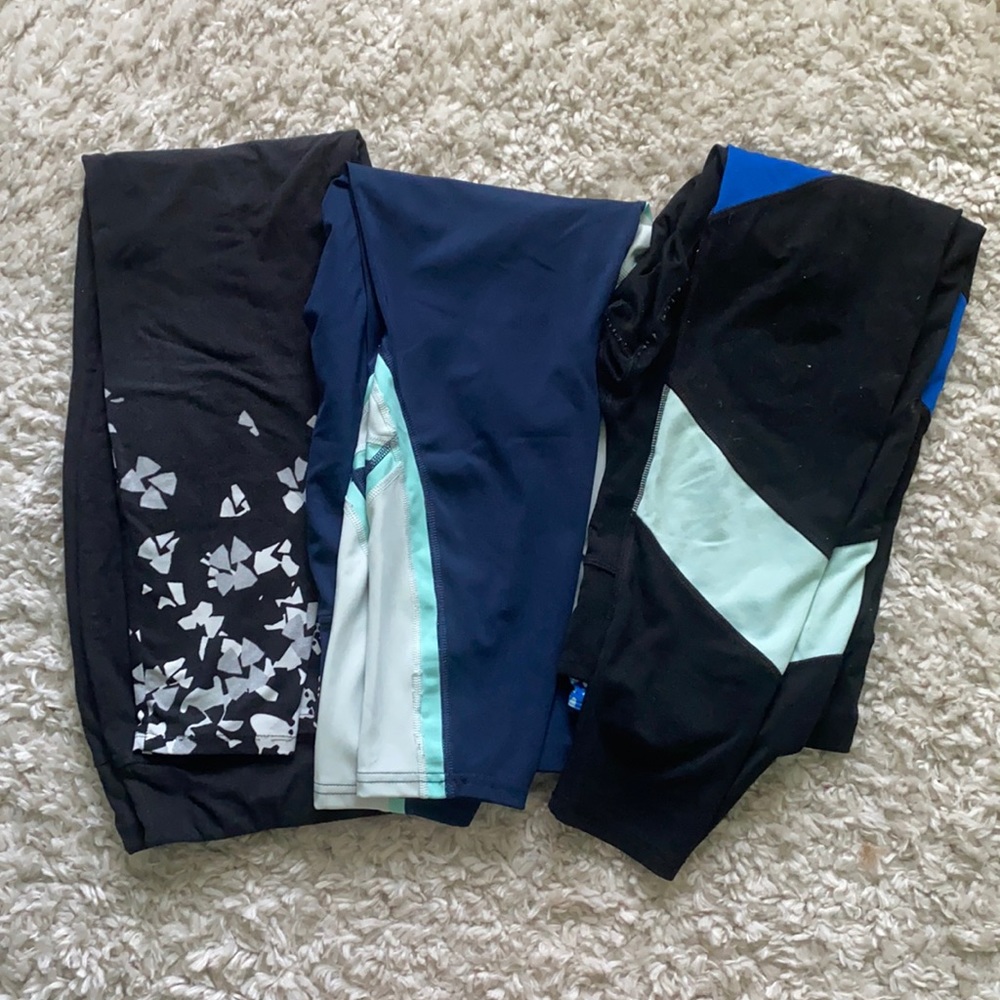 Lot of Misc Leggings - Size Large - New Directions, Avia, and Champion